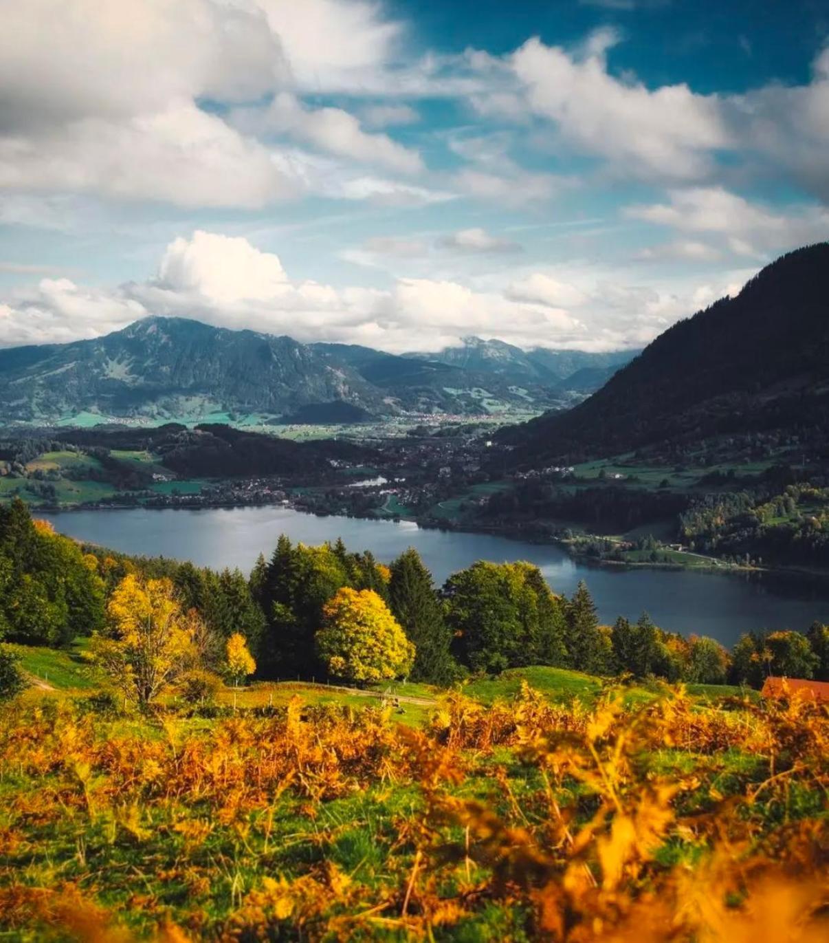 Gemuetliche Ferienwohnung Mit Berg Und Alpsee Panorama Im Allgaeu ايمنستادت ام الغو المظهر الخارجي الصورة